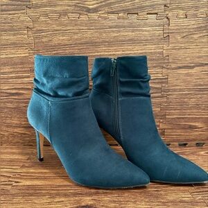 XOXO Taylor Rouched Ankle Stiletto Boots - 6.5